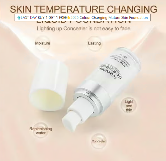 🎁 BUY 1 GET 1 FREE🔥 2025 Colour Changing Mature Skin Foundation